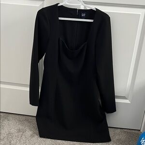 GAP Classic Black Long Sleeve Dress